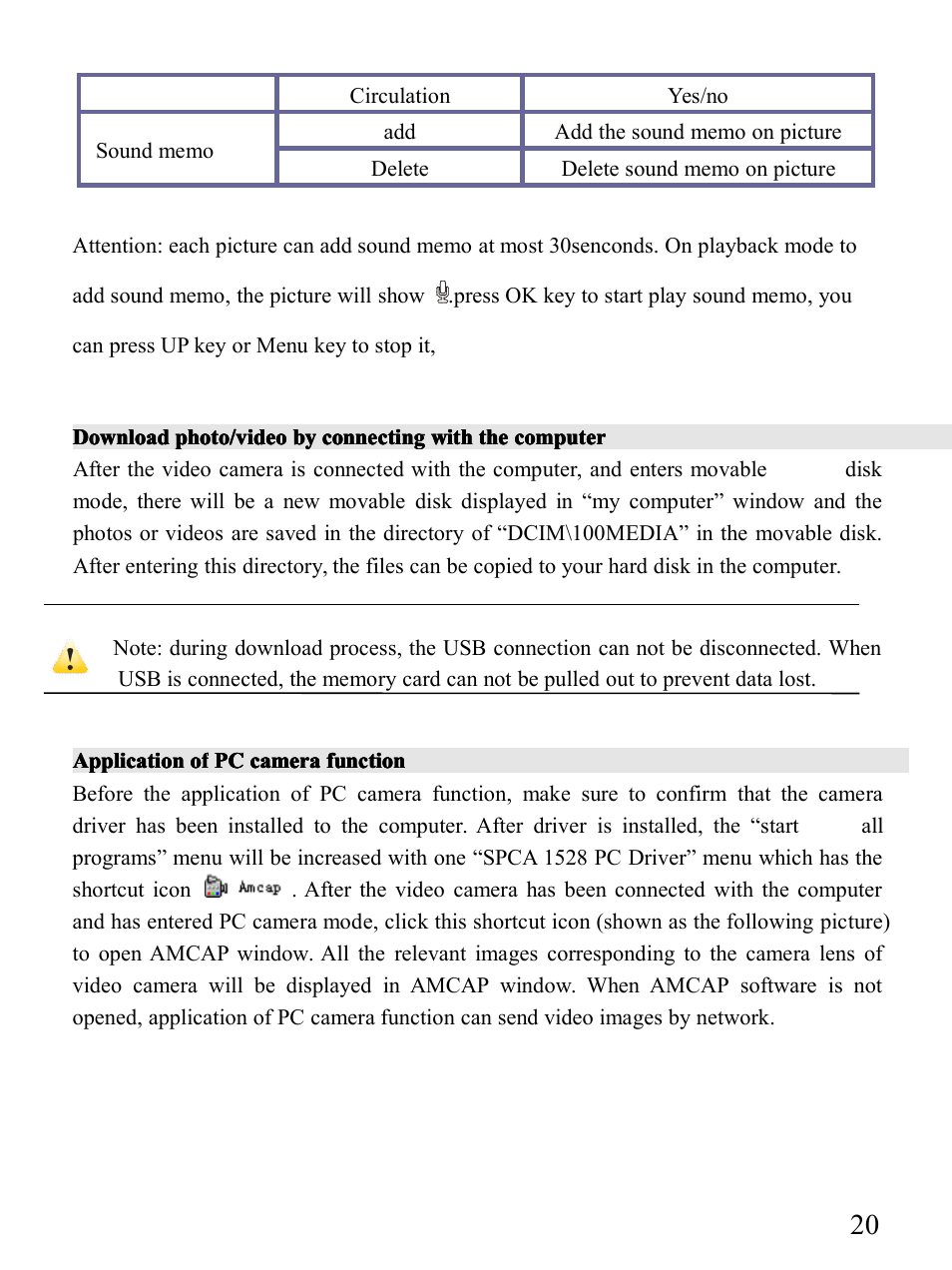 Mpman PC25HD User Manual | Page 20 / 28