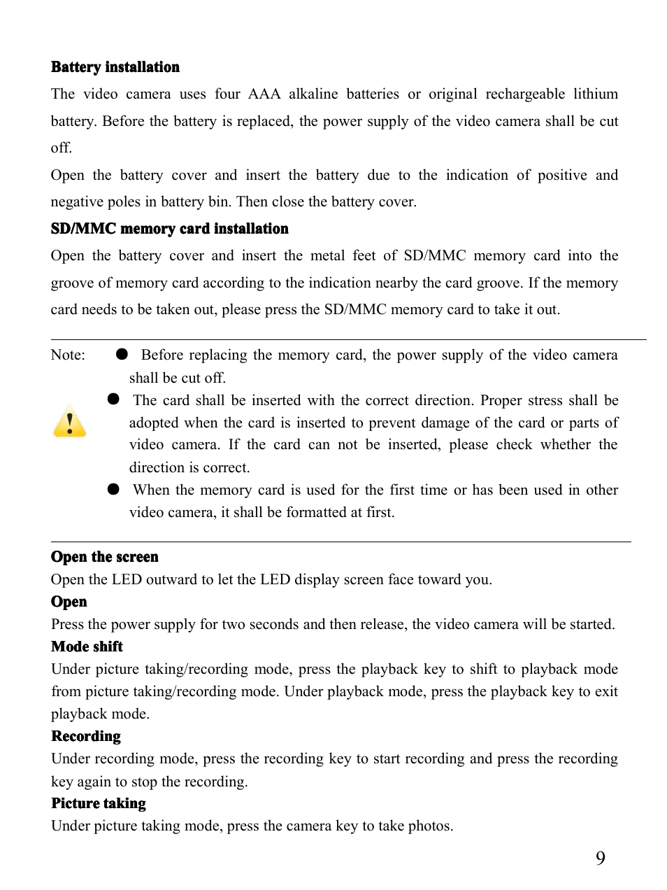 Mpman PC25HD User Manual | Page 9 / 28