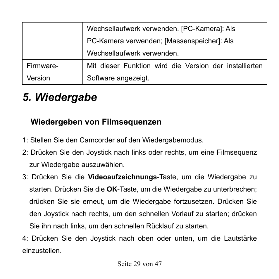 Wiedergabe | Mpman PC39HD User Manual | Page 112 / 216