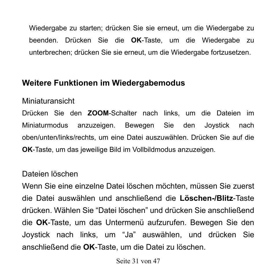 Weitere funktionen im wiedergabemodus | Mpman PC39HD User Manual | Page 114 / 216