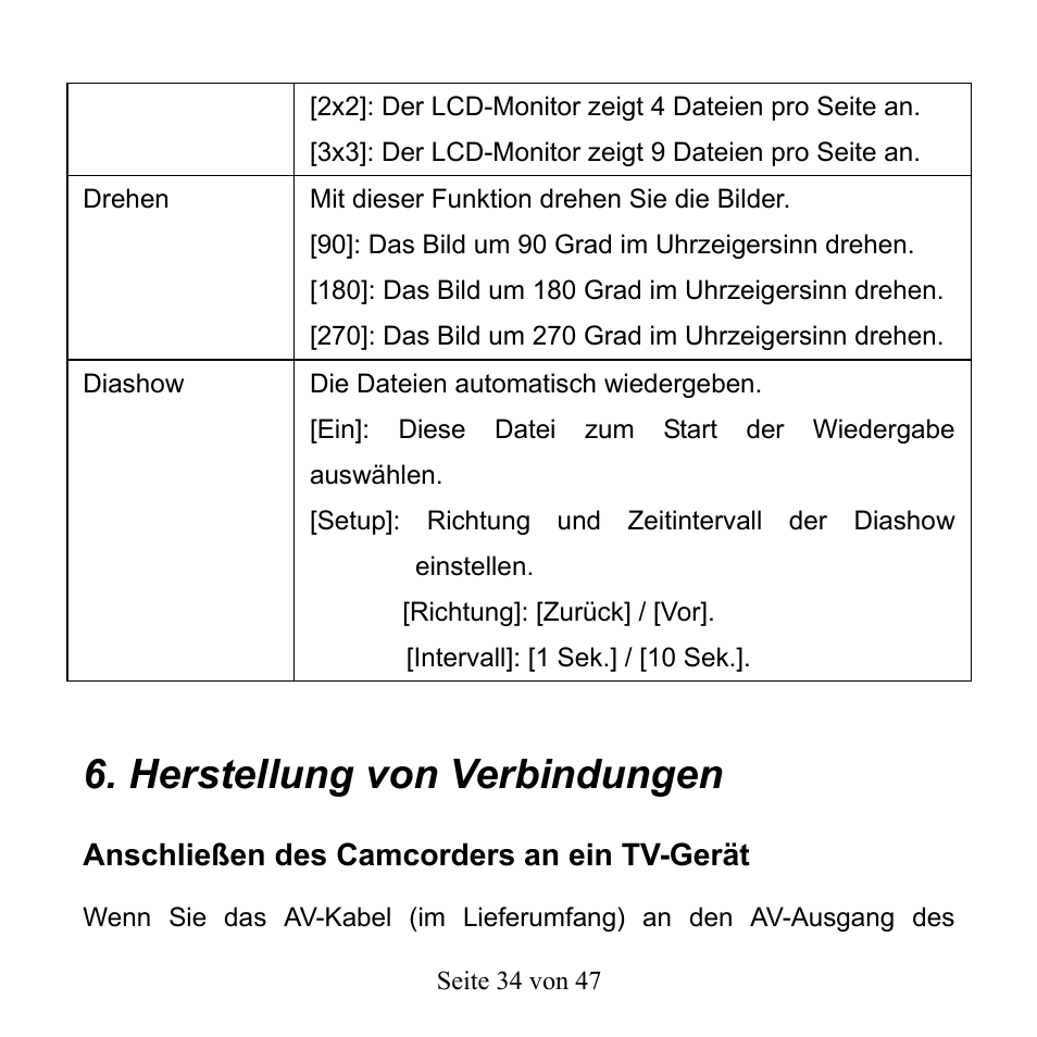 Herstellung von verbindungen | Mpman PC39HD User Manual | Page 117 / 216