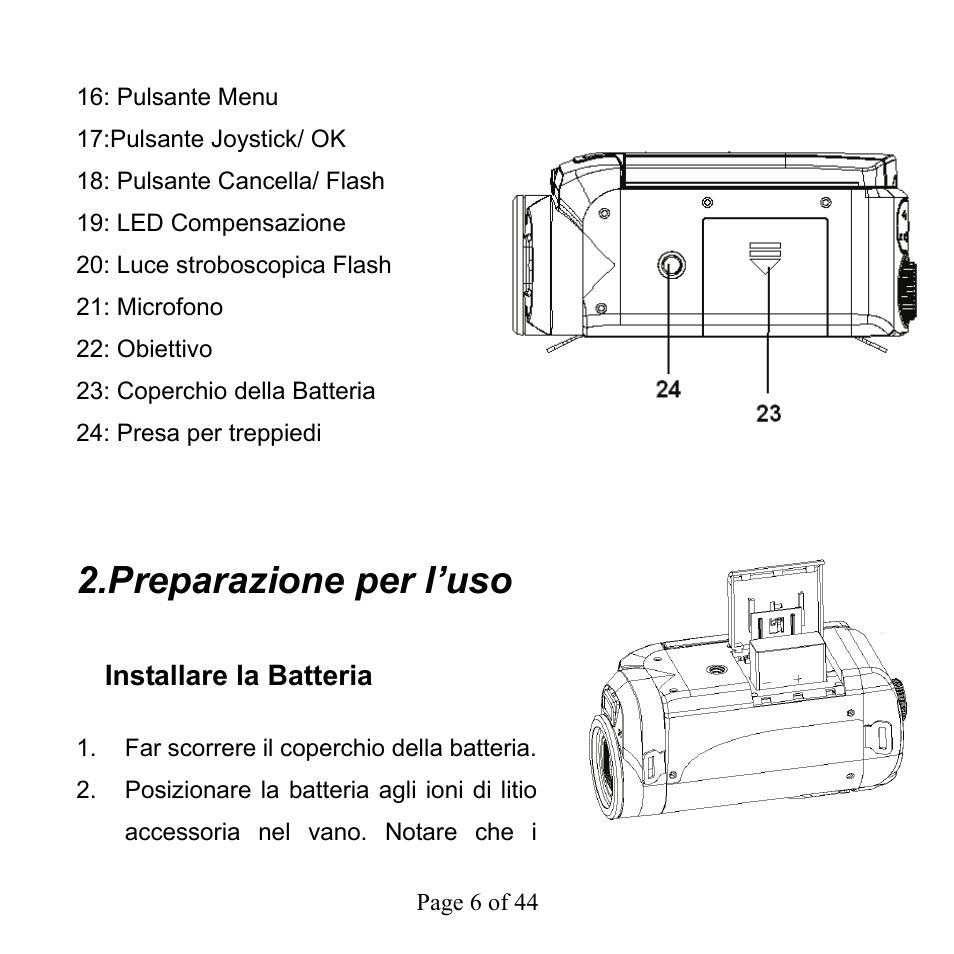 Preparazione per l’uso | Mpman PC39HD User Manual | Page 136 / 216