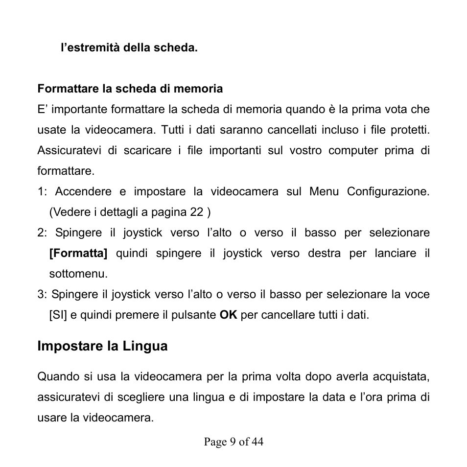 Impostare la lingua | Mpman PC39HD User Manual | Page 139 / 216