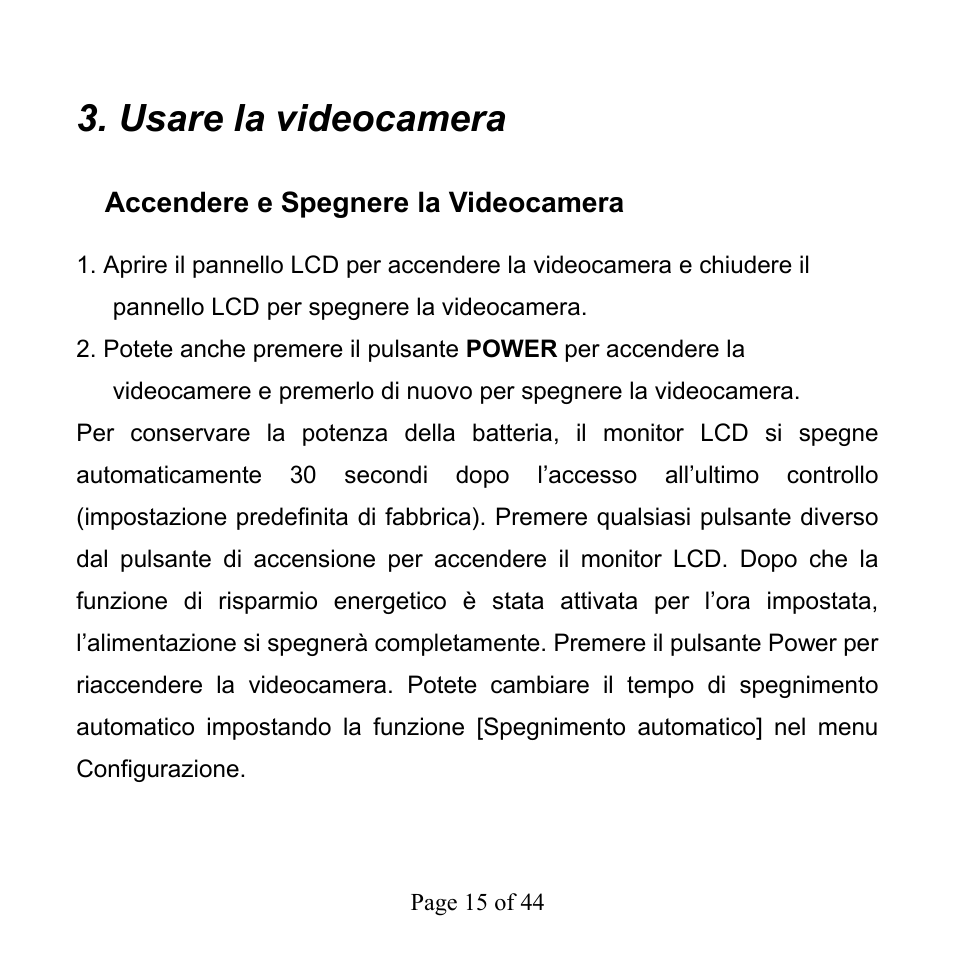 Usare la videocamera | Mpman PC39HD User Manual | Page 145 / 216