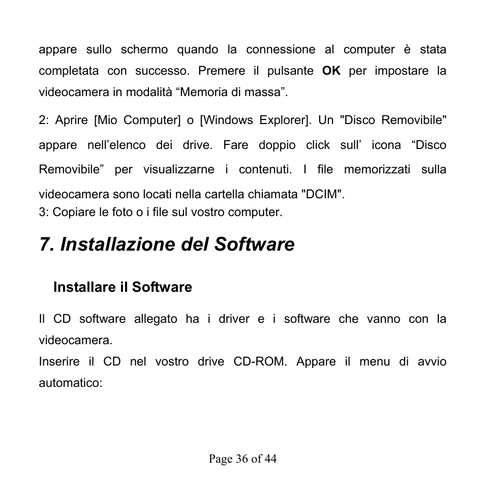 Installazione del software | Mpman PC39HD User Manual | Page 166 / 216