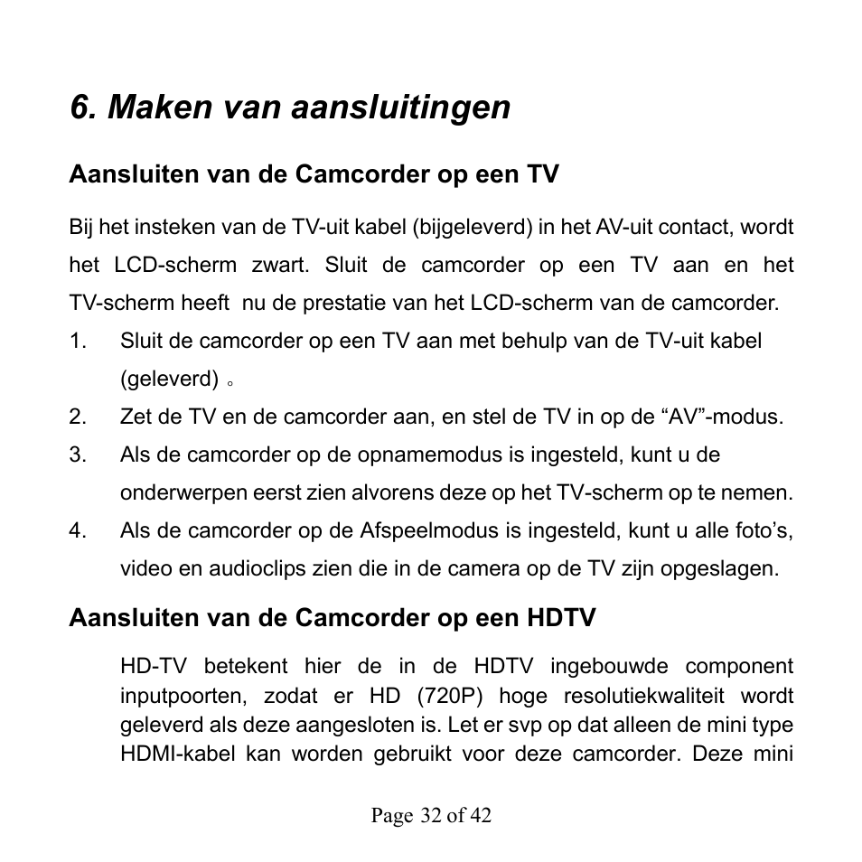 Maken van aansluitingen | Mpman PC39HD User Manual | Page 206 / 216