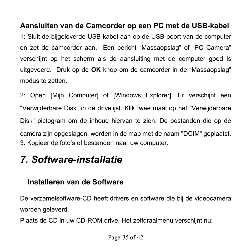 Software-installatie | Mpman PC39HD User Manual | Page 209 / 216