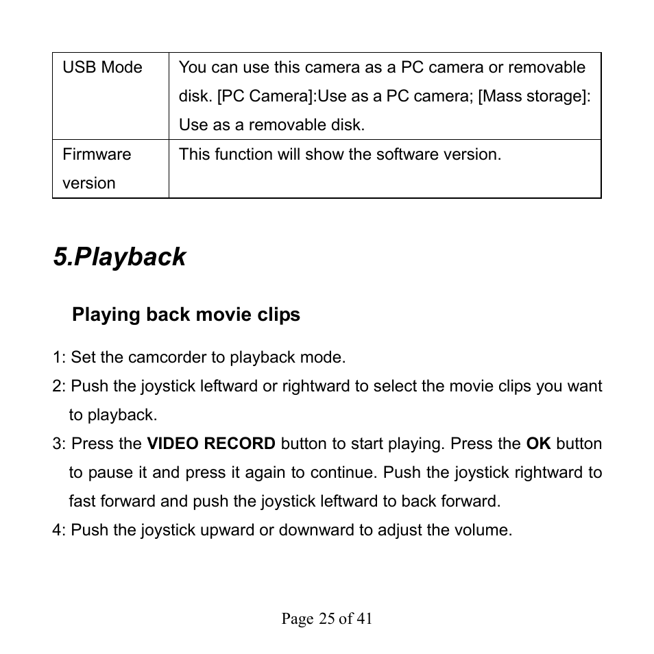 Playback | Mpman PC39HD User Manual | Page 25 / 216