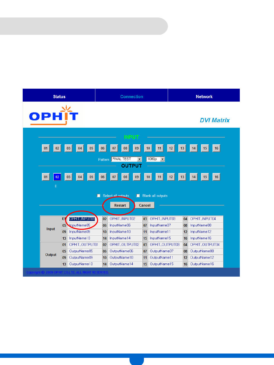 슬라이드 번호 24 | OPHIT DMS-H1616 User Manual | Page 24 / 35