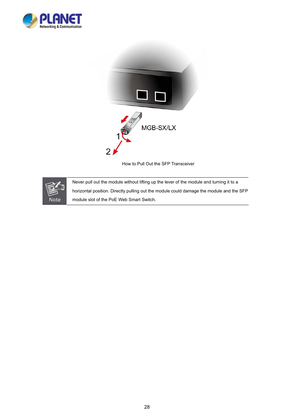 PLANET FGSD-1008HPS User Manual | Page 28 / 110