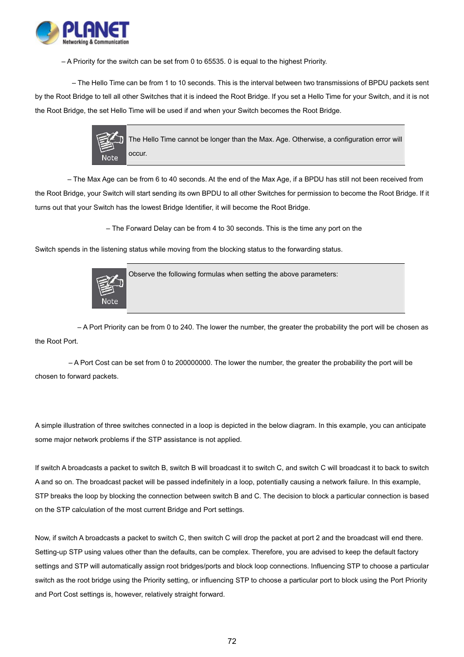 PLANET FGSD-1008HPS User Manual | Page 72 / 110