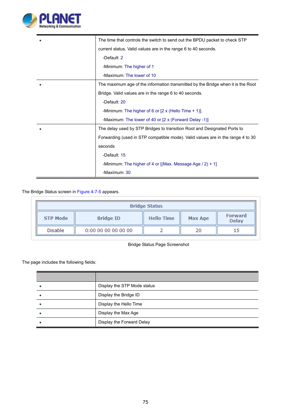PLANET FGSD-1008HPS User Manual | Page 75 / 110