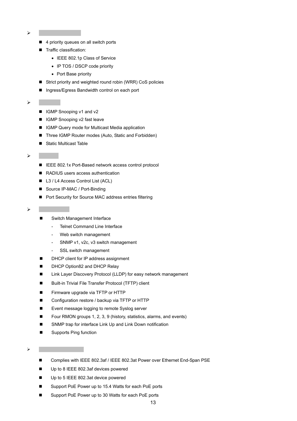 PLANET FGSD-1022 User Manual | Page 13 / 226