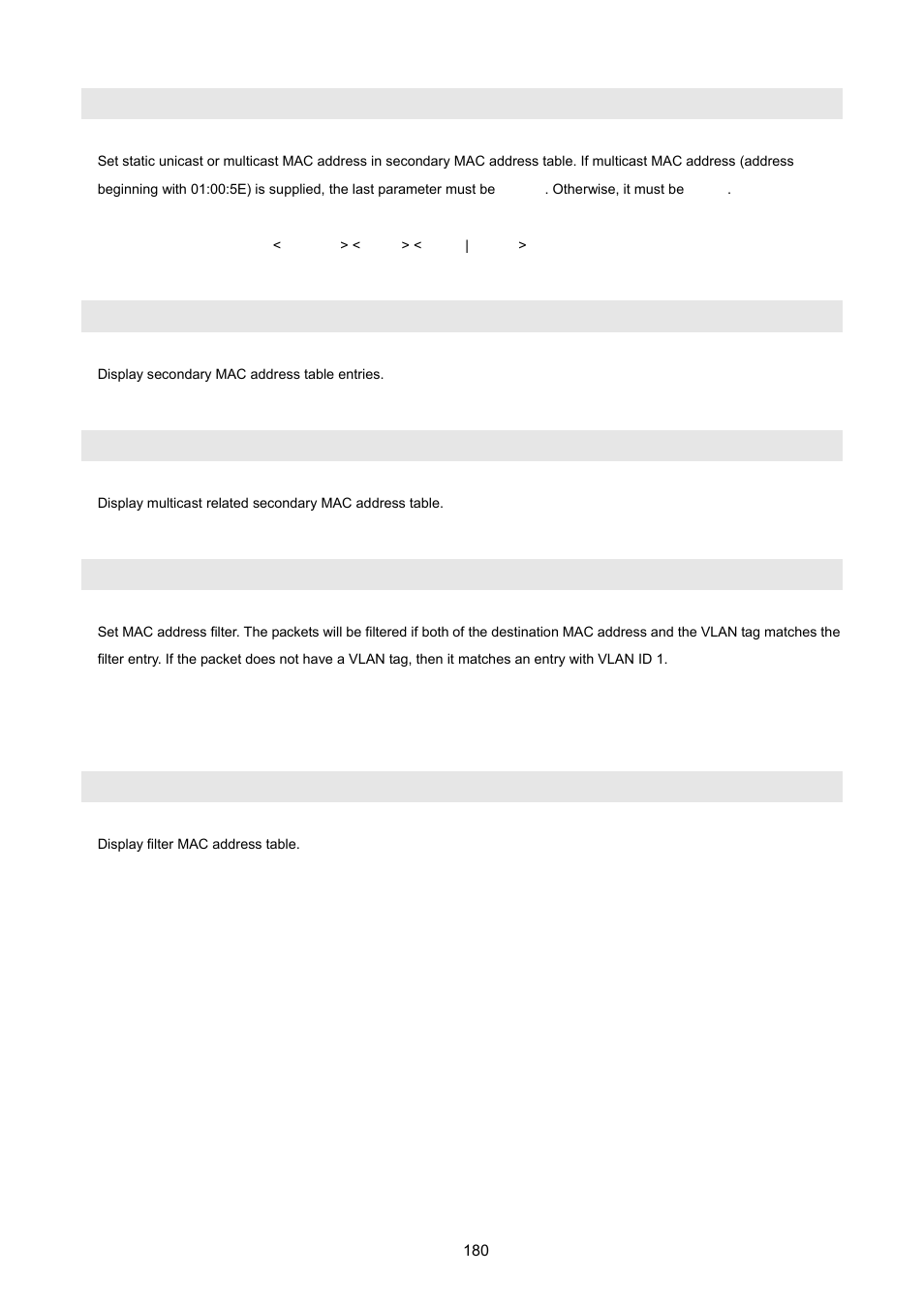 PLANET FGSD-1022 User Manual | Page 180 / 226