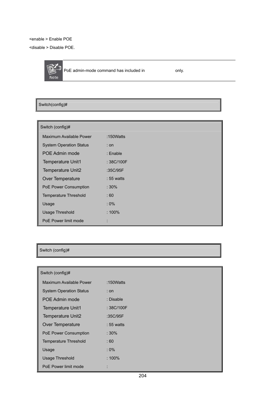 PLANET FGSD-1022 User Manual | Page 204 / 226