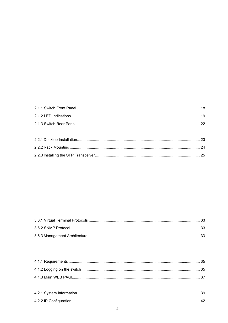 PLANET FGSD-1022 User Manual | Page 4 / 226