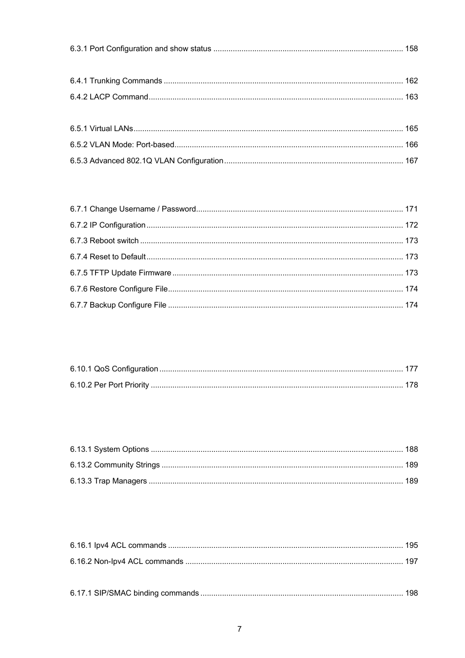 PLANET FGSD-1022 User Manual | Page 7 / 226