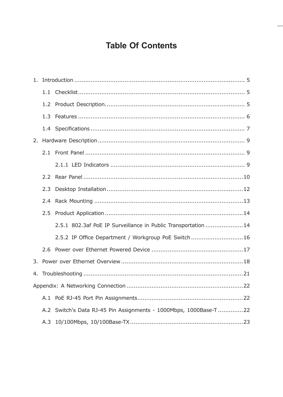 PLANET FGSD-910HP User Manual | Page 4 / 28