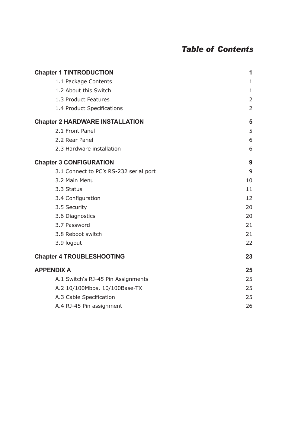 PLANET FGSW-1602RS User Manual | Page 2 / 30