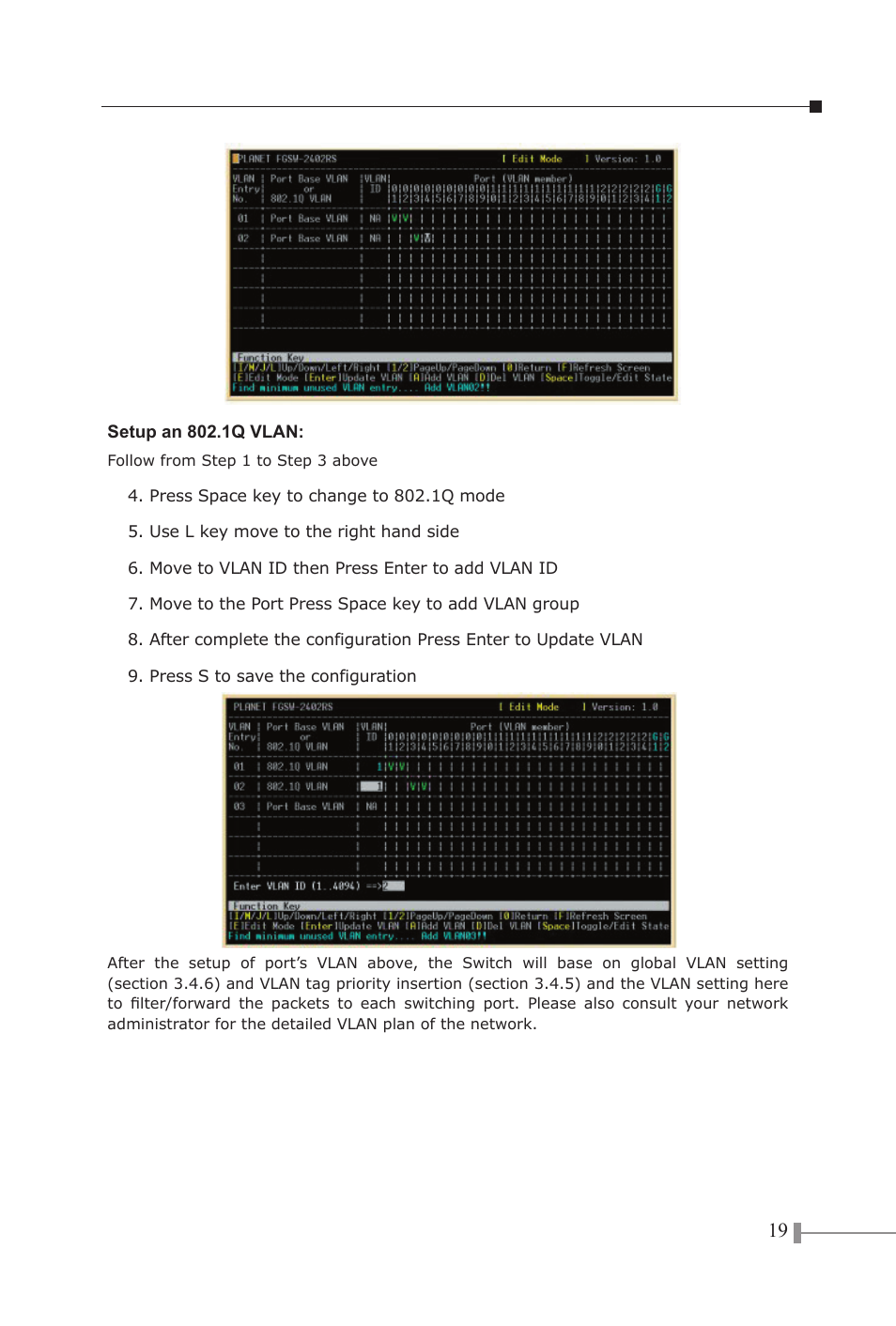 PLANET FGSW-1602RS User Manual | Page 21 / 30