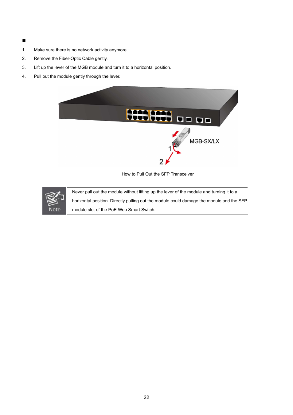 PLANET FGSW-1816HPS User Manual | Page 22 / 105
