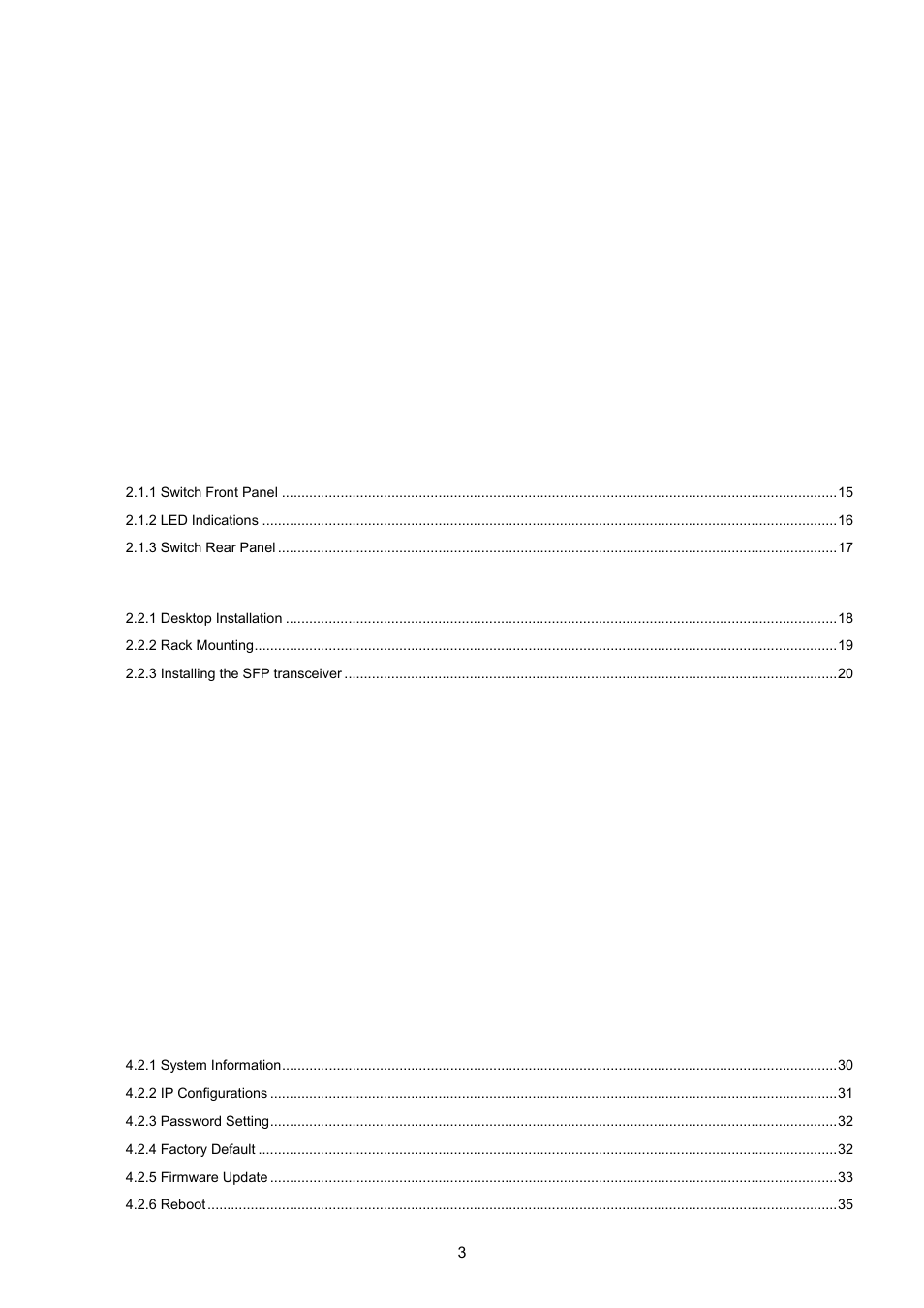 PLANET FGSW-1816HPS User Manual | Page 3 / 105