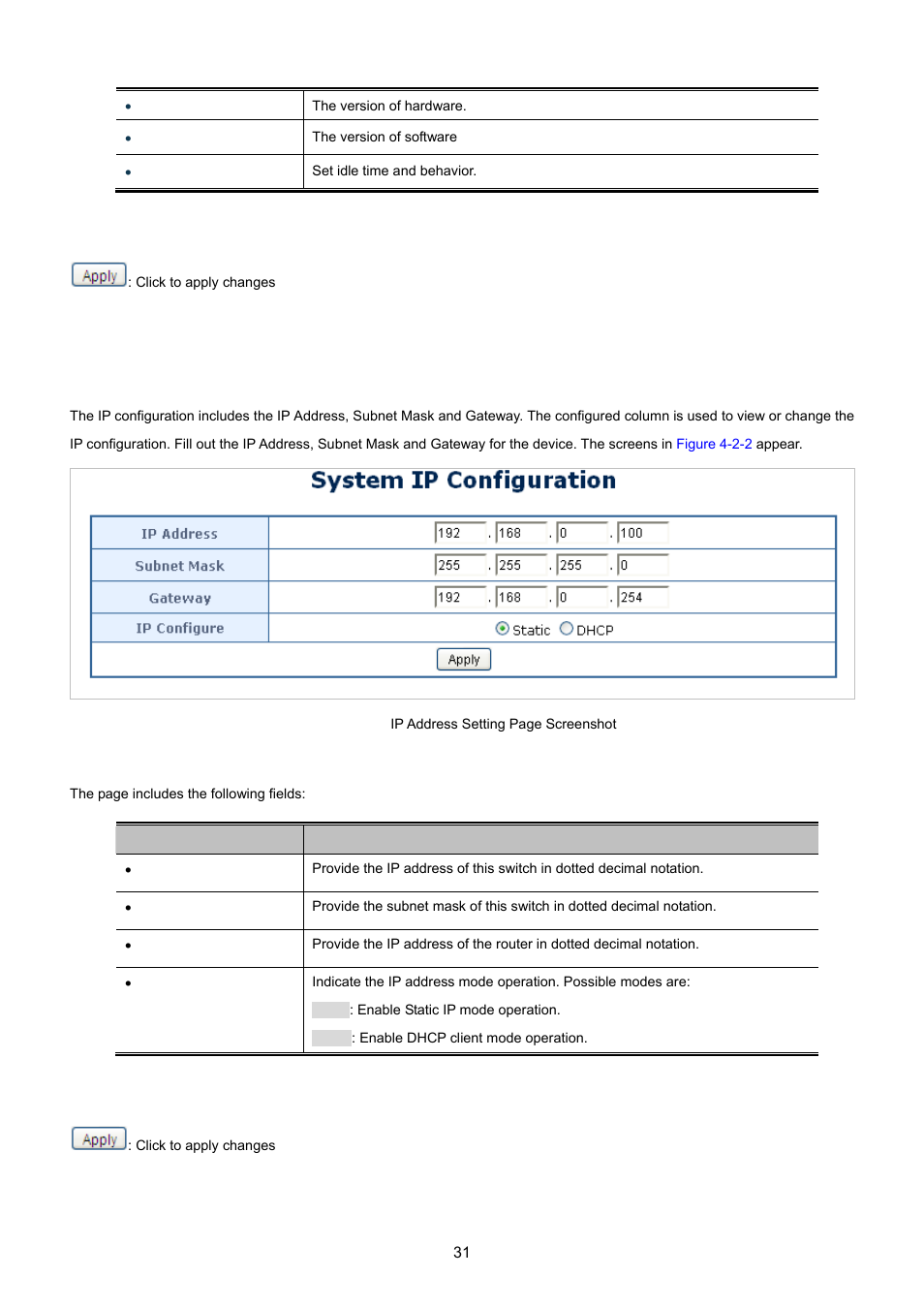 2 ip configurations | PLANET FGSW-1816HPS User Manual | Page 31 / 105