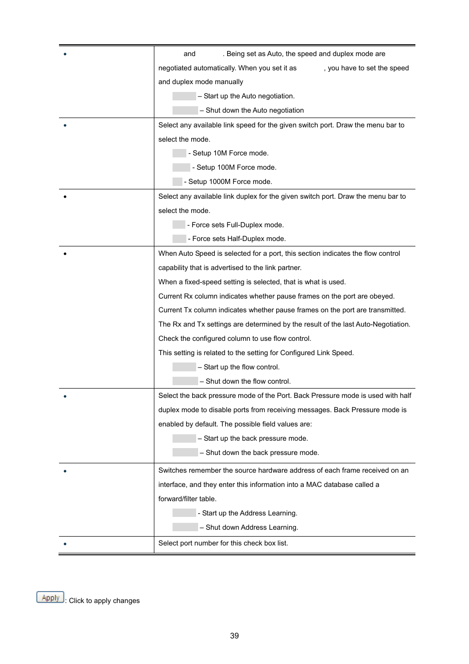 PLANET FGSW-1816HPS User Manual | Page 39 / 105
