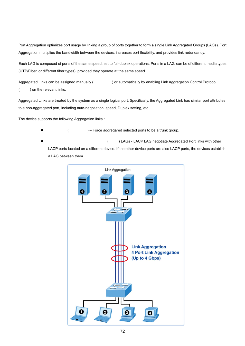 8 trunking setting | PLANET FGSW-1816HPS User Manual | Page 72 / 105