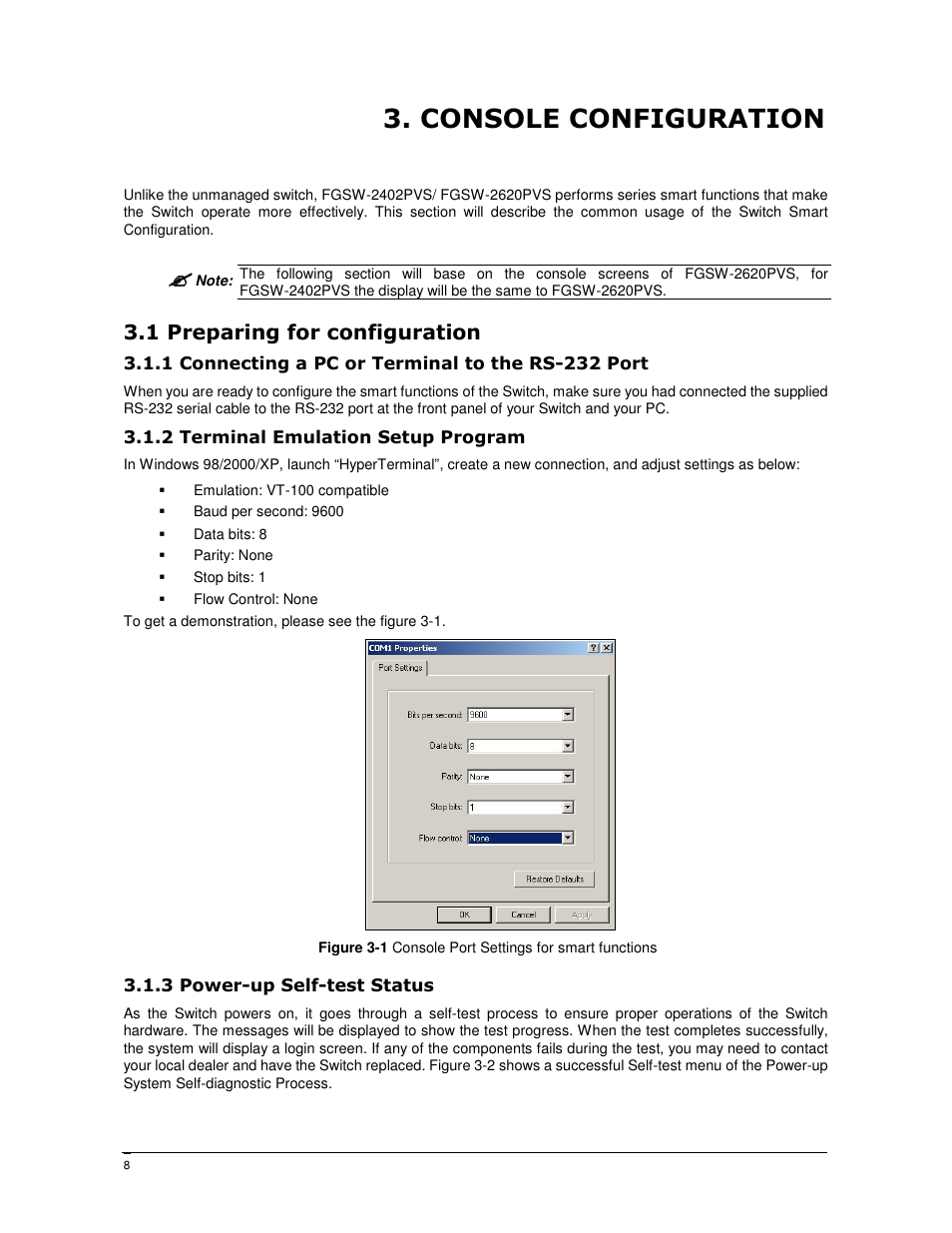 PLANET FGSW-2402PVS User Manual | Page 12 / 50