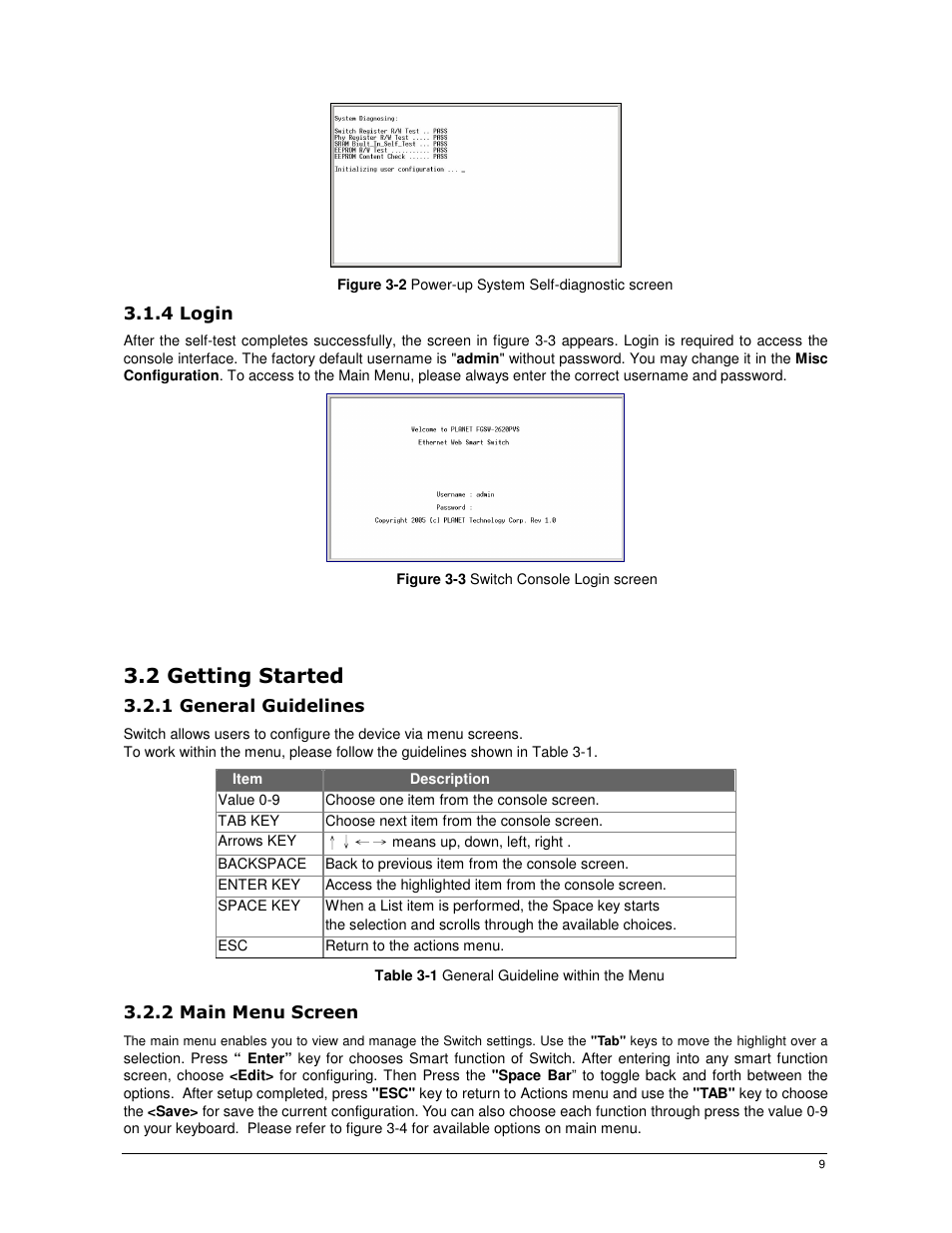 PLANET FGSW-2402PVS User Manual | Page 13 / 50