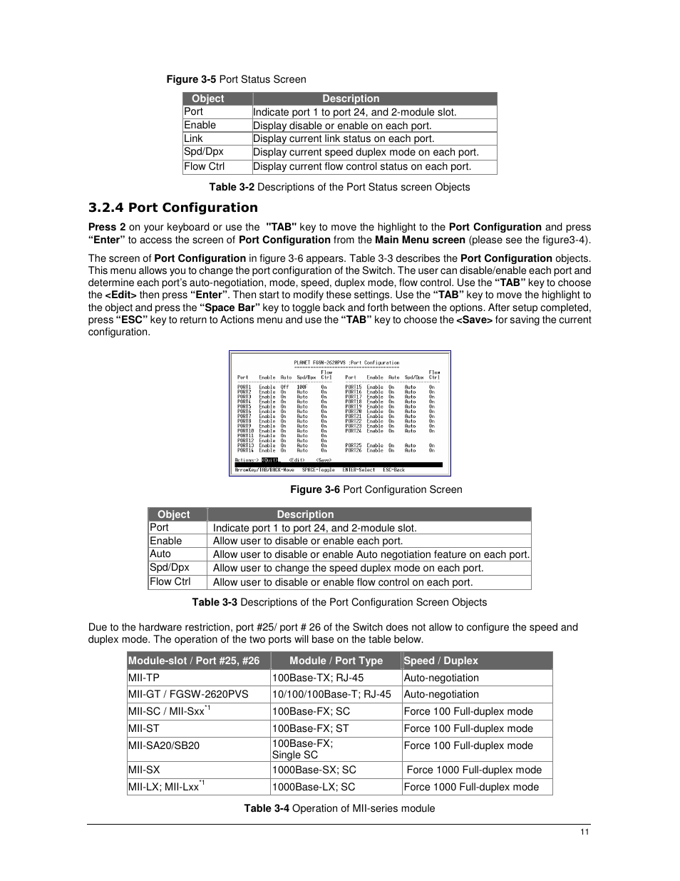PLANET FGSW-2402PVS User Manual | Page 15 / 50