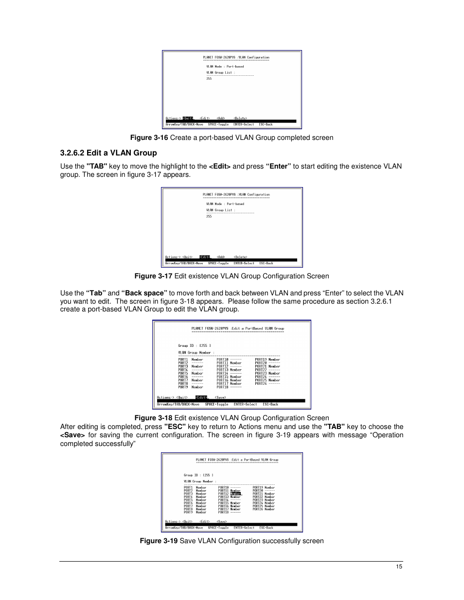 PLANET FGSW-2402PVS User Manual | Page 19 / 50