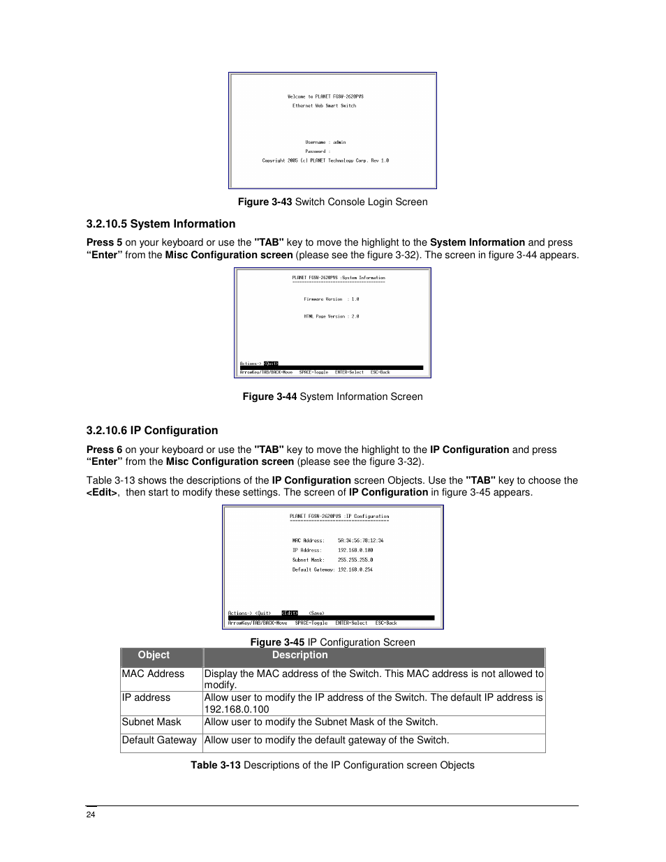 PLANET FGSW-2402PVS User Manual | Page 28 / 50