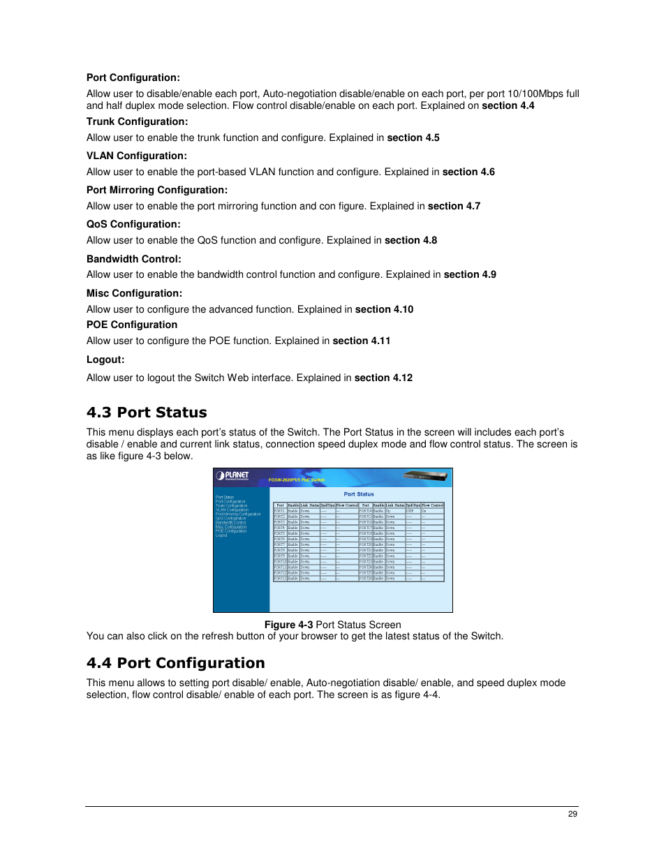 PLANET FGSW-2402PVS User Manual | Page 33 / 50