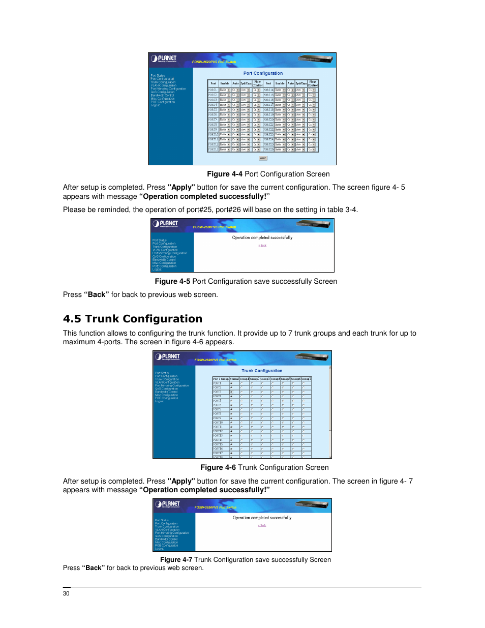 PLANET FGSW-2402PVS User Manual | Page 34 / 50