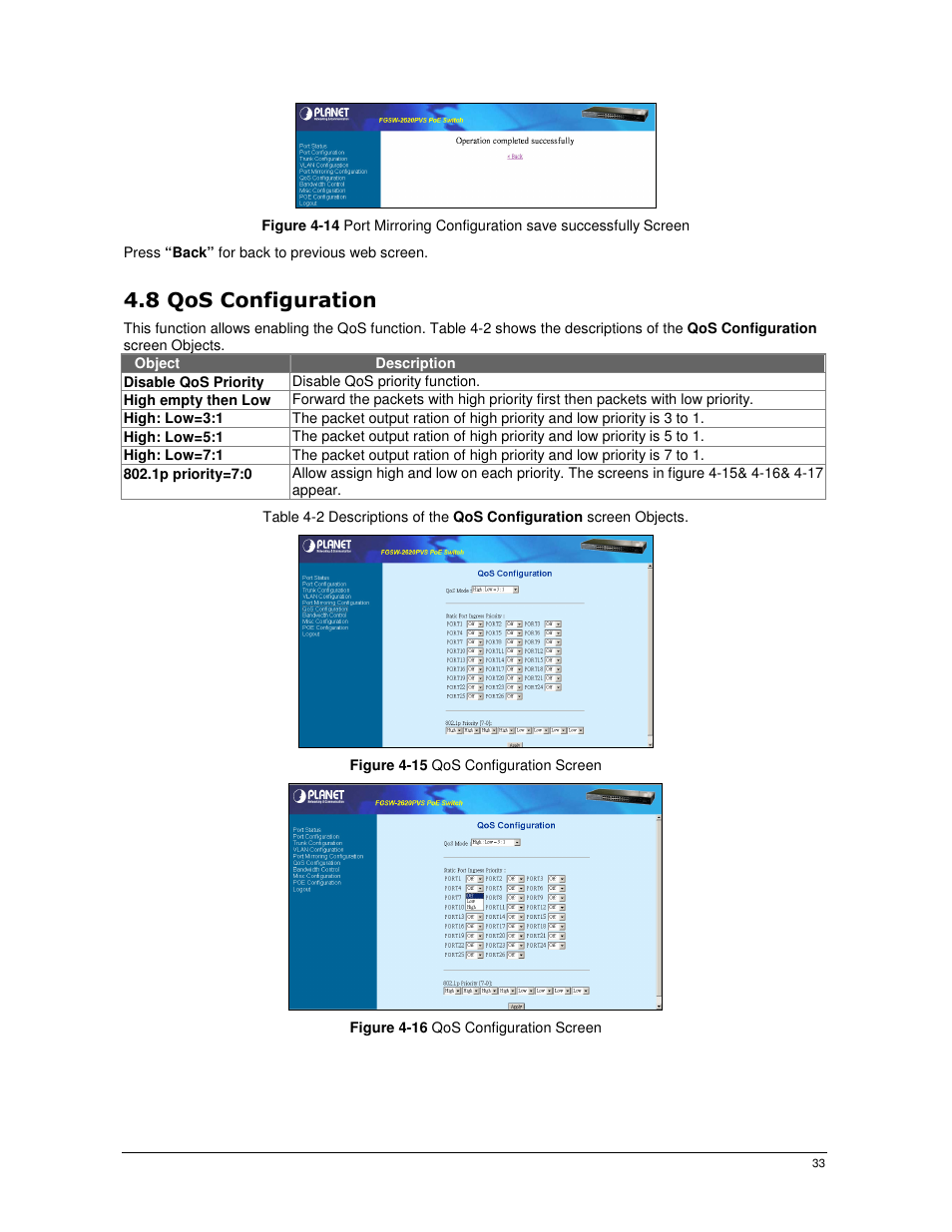 PLANET FGSW-2402PVS User Manual | Page 37 / 50