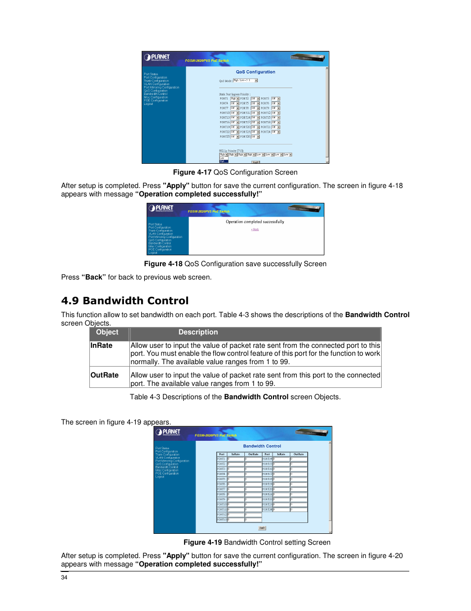 PLANET FGSW-2402PVS User Manual | Page 38 / 50