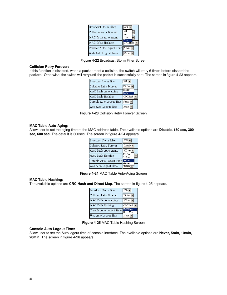 PLANET FGSW-2402PVS User Manual | Page 40 / 50