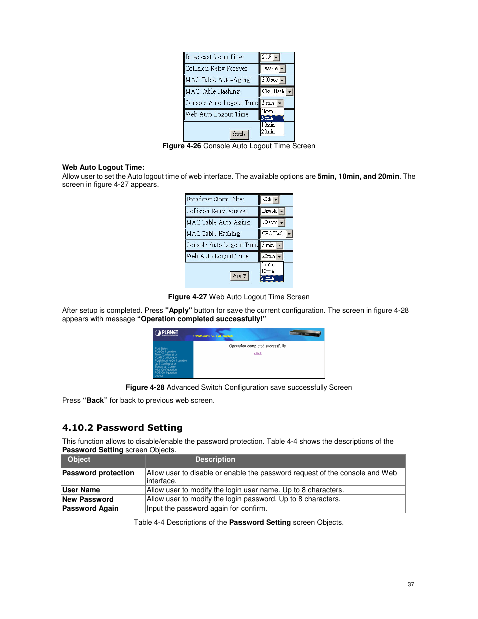 PLANET FGSW-2402PVS User Manual | Page 41 / 50