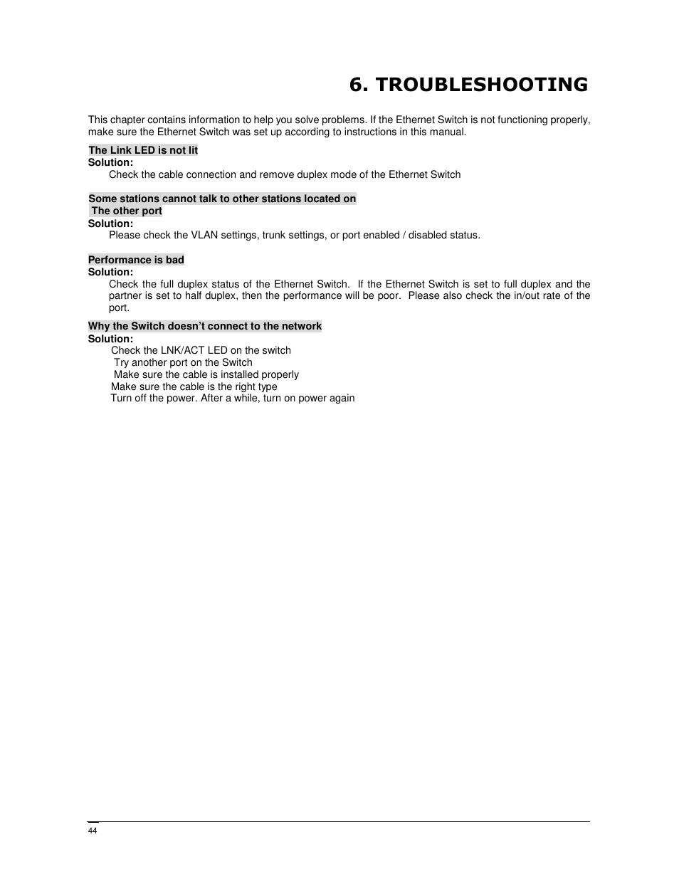 PLANET FGSW-2402PVS User Manual | Page 48 / 50