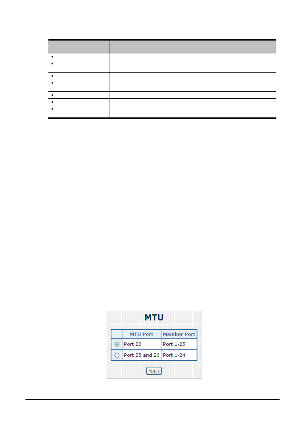 4 port based vlan setting, 5 mtu vlan, 4 port-based vlan setting | PLANET FGSW-2620CS User Manual | Page 48 / 81