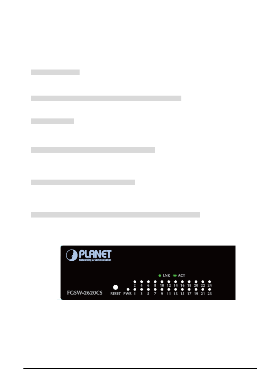 Troubleshooting, Performance is bad | PLANET FGSW-2620CS User Manual | Page 77 / 80