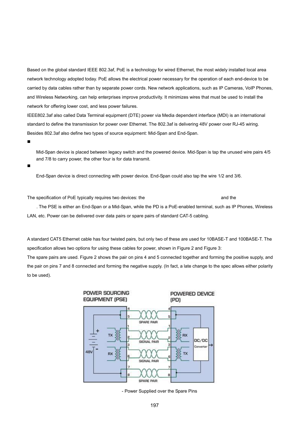 Power over ethernet overview, What is poe | PLANET FGSW-2620VM User Manual | Page 197 / 213