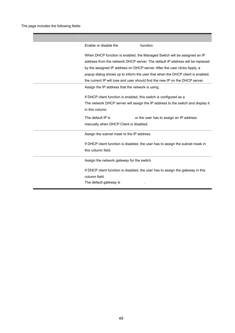 PLANET FGSW-2620VM User Manual | Page 49 / 213