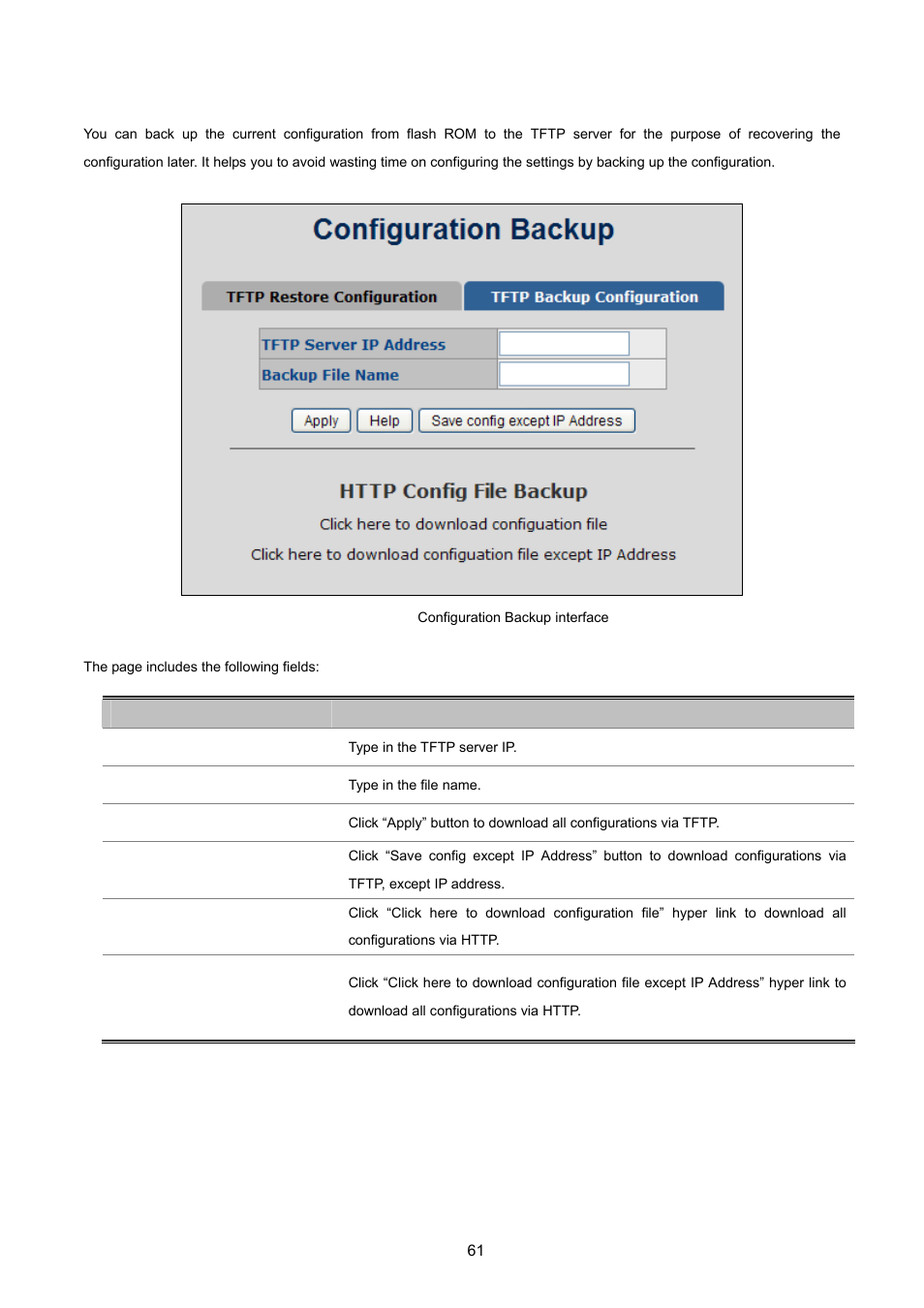 2 tftp backup configuration | PLANET FGSW-2620VM User Manual | Page 61 / 213