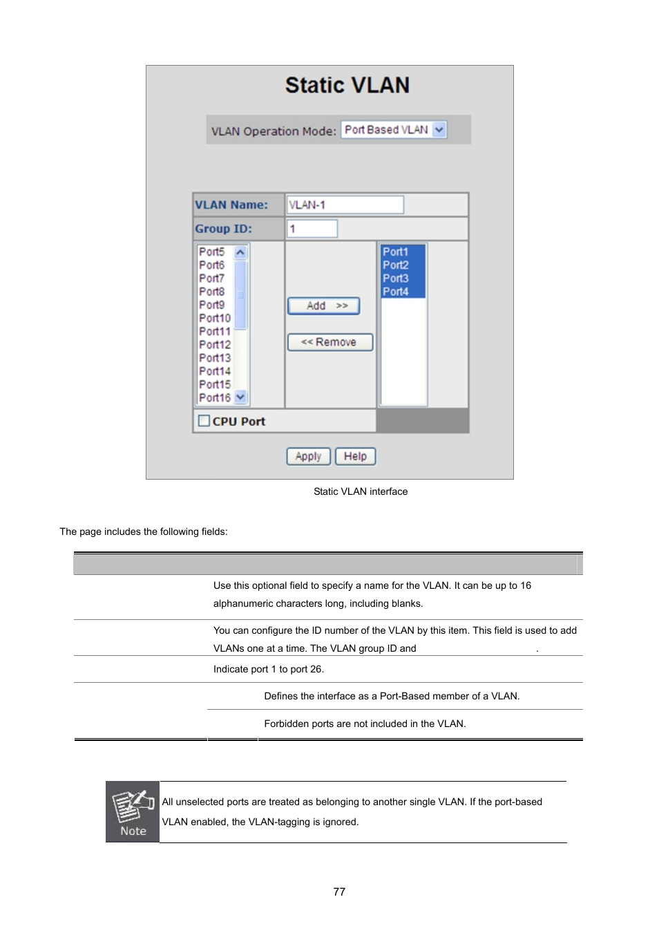PLANET FGSW-2620VM User Manual | Page 77 / 213