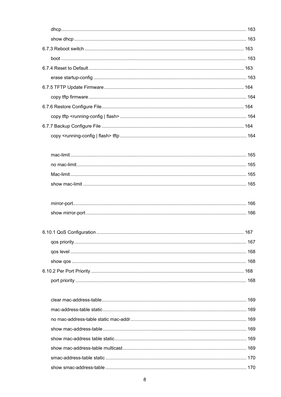 PLANET FGSW-2620VM User Manual | Page 8 / 213