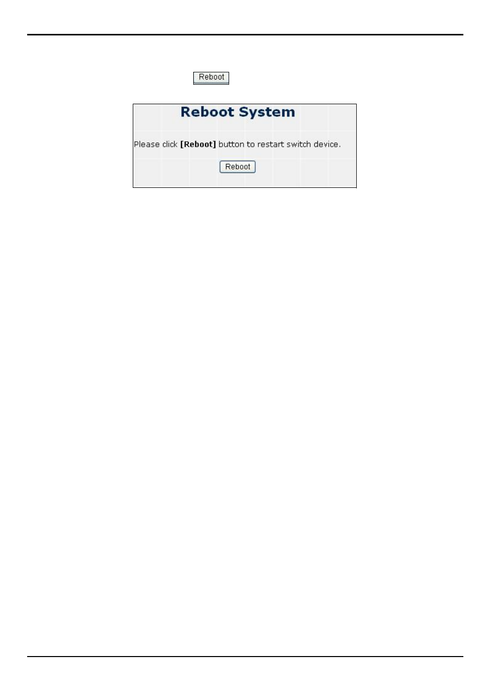 7 system reboot | PLANET FGSW-2620VM User Manual | Page 30 / 96