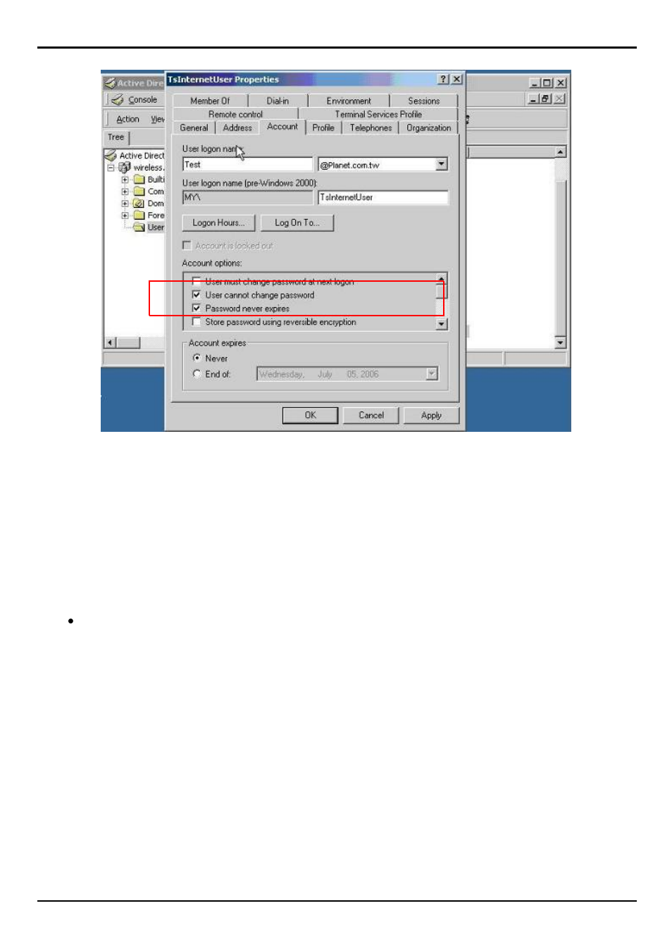 3 802.1x client configuration, Configure sample: eap-md5 authentication | PLANET FGSW-2620VM User Manual | Page 70 / 96